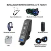 새로운 무선 Bluetooth 미디어 버튼 원격 컨트롤러 오토바이 헬멧 이어폰 핸들 바 원격 제어 iOS 안드로이드 스마트 폰