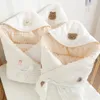 Couvertures Swaddling Born Swaddle Wrap Automne Hiver Coton Doux Fluffy Bébé Enveloppe Infantile Réception Garçon Fille Sac De Couchage 231208