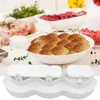 Partybevorzugung 2021 Manueller Fleischbällchenhersteller Kibbeh Express Plus Rolls Hackbratenform Hackfleischprozessor Kuchen Desserts Home Kitchen Tools251y