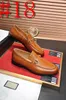 102Model Hot Sale Crocodile Men's Heel Shoes Formella läderbruna män Loafers Designer Dress Shoes Fashion Mens Casual Shoes Zapatos Hombre 2024