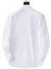 Camisa de vestir Diseñador de lujo Camisas de bolos de moda para hombre Camisas casuales clásicas Manga larga ajustada para hombre # 1804