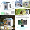 Gartendekorationen Solar-Smart-Vogelhäuschen mit Kamera 1080Hd Nachtsicht Ai-Erkennung Artenverbindung Erfassung 230925 Drop Del Dh3Aq