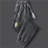 Men's Jeans 2023 jeans Winter Fleece Thick Warm Denim Pants Men Streetwear Black Joggers Harem Jean Thermal Trousers 231208