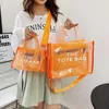 Kadınlar Marcelo Pvc Tote Tasarımcı Çanta Çapraz Vücut Tavaları Çanak Tack Moda Clear Seyahat Beach Shopper Büyük Lady Omuz Çantaları Burlon Snapshot Lüks Erkek Debriyaj Çantaları