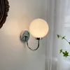 Lâmpadas de parede Modern LED Sconces G9 Vidro Orb Luz para Quarto Espelho de Cabeceira Estudo El Banheiros Corredor Varanda Luzes Interiores