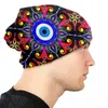 Berets Mediterranean Evil Eye Skullies Bons de bonnet Fashion Hiver Men de chaud Femmes CHAPEUR TRAIT UNISE