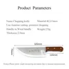 Cuchillo de carnicero LNIFE chino forjado de acero inoxidable profesional de 8 pulgadas, cuchillo de carnicero para picar, cuchillos de Chef de cocina 252N