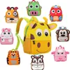 Bolsas de escola Kid Toddler Backpack Gindergarten Bolsa de ombro Bolsa de desenho animado para animais para 2-5 anos Baby281J