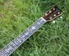 41 Inch Ebony Fingerboard Abalone Binding Tree Life Koa Wood Acoustic Guitar