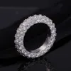 Best Selling Classics Design Moissanite Eternity Ring Silver Jewelry Jewellery