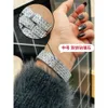 Dyr Panthere Watch for Women Cater Full Diamond Womenwatch White Dial AAA Högkvalitativ Swiss Quartz Ladies Ice Out Watches Montre Tank Femme Luxe Bynz