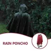 Regenmäntel Tragbarer Regenponcho Regenmantel mit Kapuzen für Reisen Erwachsene Ponchos Elektroauto Radfahren Outdoor Oxford Tuch individuell