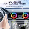 Nieuwe Auto Muziek Ritme Lamp Luchtverfrisser RGB 256 Kleuren Geluid App Controle Stem Ritme Sfeer Optie Luchtverfrisser Omgevingslicht