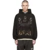 Kanyess Hoodie Designer Moda Homem Moletons Outono e Inverno Nova High Street Kanyess Mesmo Três Cabeças Dubin Impresso Suéter Com Capuz Com Veludo Camiseta Masculina