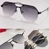 2023 MĘŻCZYZNY MARKI PROJEKTACJA SANTOS DE SUN SUN CLAKSES MENS I WOME Classic Pilot Frame Black Fashion Sunglasses Uv400 z oryginalnym pudełkiem CT0229