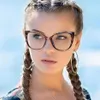 Marcos de gafas de sol de moda 2021 Sexy Ojo de gato Gafas anti-azules Mujeres Vintage Leopardo Anteojos Marco Femenino Computadora óptica Spect231B