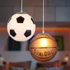Basketball Pendelleuchte Küche Hängelampe Fußball Glas Lichter Kinderzimmer Industrie Hängeleuchte Beleuchtung Lamps298U