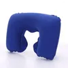 Pillow Functional Inflatable U Shaped Car Head Neck Rest Air For Travel