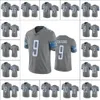 Detroit''Lions''Men 9 Matthew Stafford 1 Jeff Okudah 19 Kenny Golladay 25 Will Harris Maillot de football personnalisé pour femmes et jeunes