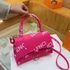 Mektup Kum Saati Kadınlar Tote Paris Omuz Crossbody Çanta Tasarımcı Çantaları Küçük Kare El Çantası Moda Deri E bir E bir araya getirme çantası Cüzdan 231209