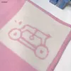 Coperta di design per bambini di lusso Coperta a quadretti con colori a contrasto per neonato Fasciatoio Dimensioni 136 * 90 CM neonato invernale Trapunta lavorata a maglia Dec05