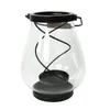 Ljushållare Glass Hurricane Candle Holder 231208