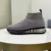 Luxus -Designer gestrickt obere dicke Solted Dad Schuhe Herren lässig Sportschuh Cover Füße Luftkissen Schuhe Sohle weiß, schwarz 2023 neue Trainingsschuhe flache Laufschuhe