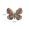 Pins Brooches Lots of 6 PCS Wholesale Multi Colors Crystal Rhinestons Butterfly Brooch Pins for Women Girls Dress Hats Shoes Decor Jewelry 231208