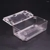 箱を見る透明なボックスホルダーディスプレイケースメンズメンズリングを保持するペンダント