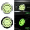 New MINI Car Clock Luminous Automobiles Internal Stick-On Digital Watch Mechanics Quartz Clocks 40mm 43mm Auto Ornament