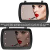 Miroir de voiture avec lumières Led, accessoires de maquillage pour bébé, miroir cosmétique de vanité avec Clip, écran tactile, nouvelle collection