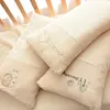 Pillows Baby Cotton Embroidery Sweatabsorbent Breathable Pillow Cases Set Infant Bedding Girls Boys Four Seasons 231208