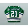 Anpassad Blaine Stoughton 21 Hartford Whalers Green Hockey Jersey New Top Stitched S-M-L-XL-XXL-3XL-4XL-5XL-6XL