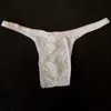 Sissy hommes pochette Sexy string sous-vêtements mince Nylon Spandex Micro Tanga élastique Simple chaîne T dos Gay Jockstrap