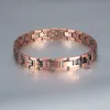 Anklets Wollet Copper Magnetic 26cm12mm Ankelarmband Trevlig trendig gåva för mäns fars dag 231208