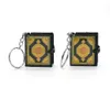 New Unisex Mini Qurans Arabic Pendant Keychain Bag Car Hanging Key Ring Birthday Gift