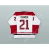 Aangepaste MARK PARRISH 21 ST. CLOUD STATE HUSKIES WITTE HOCKEYJERSEY NIEUW Top gestikt S-M-L-XL-XXL-3XL-4XL-5XL-6XL