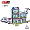 Vehicle Toys 932 pièces Heartlake City Park hôpital Compatible 41318 amis bloc de construction fille briques jouets pour enfants cadeaux d'anniversaire L231114