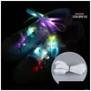 Other Led Lighting Light Up Shoelaces With Colorf Flashing Disco Glow Nylon Strap For Night Party Hip-Hop Dancing Drop Delivery Ligh Dhqqo