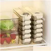 Opslagflessen Potten Knoedelcontainer Transparante doos Bewaar knoedels in de koelkast met dit verzegelde voedsel Efficiënte drop-levering thuis Ot4Sg