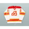 Пользовательский Билл Клемент 10 Atlanta Flames White Hockey Jersey Новый верхний сшитый S-M-L-XL-XXL-3XL-4XL-5XL-6XL