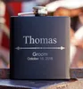 Hip Flasks Hip Flask Liquor Whisky Outdoor Portable Pocket Flasks Gift Flask Bar Supplies Groomsmen Customized Personalized Whiskey Flask 231208