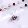 Pins Broschen 12 stücke Sichere Hijab Brosche Starke Metallbeschichtung Perle Magnetische Clip Luxus Zubehör Kein Loch Magnet 264F Drop Lieferung Jewe Dh5Jr