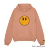 Erkeklerin eşofmanları çizmek kapüşonlu pamuk astar gülümseme yüzü basit hoodies erkek sweatshirts nedensel sıcak düz çekir