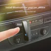 New B46 USB Wireless Bluetooth-Compatible 5.0 Car Cell Phone Audio Transmitter Receiver Adapter 3.5mm Aux Car Converter