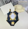 Girl Swimwear One Piece Bikini Baby Girls Designer Fashion Letter Swimsuits Children Beachwear Vacation Swim Suits Kids Clothes6184831