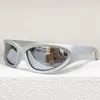 Womens Men Sports Swift Oval Sunglasses BB0157S B home silver frame mirror lens UV400320m