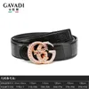 Herrengürtel Designer-Krokodil-Rückgratleder Glatte Schnalle Top-Exportqualität Twelve Lives Xiao Leading Luxury Diamond Embedding Pants Belt Authentisch