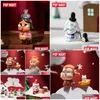 Blind Box Crybaby Yalnız Noel Serisi Tahmin Torbası Gizem Toys Bebek Sevimli Figür Masaüstü Süsler Hediye Koleksiyonu 230816 DROP DELI DHBJA