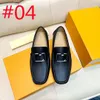 27Model High End Shoes for Men äkta läder lyxiga casual skor Bekväma mjuka patentskor designer party cool slip-on loafers